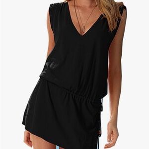 Black Swimsuit Coverup